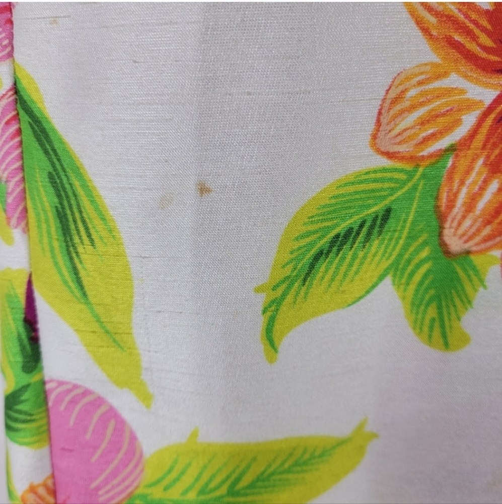 SAG HARBOR Tropical Floral 2 Piece Skirt and Top Set Vintage Size 12 - Picture 9 of 9